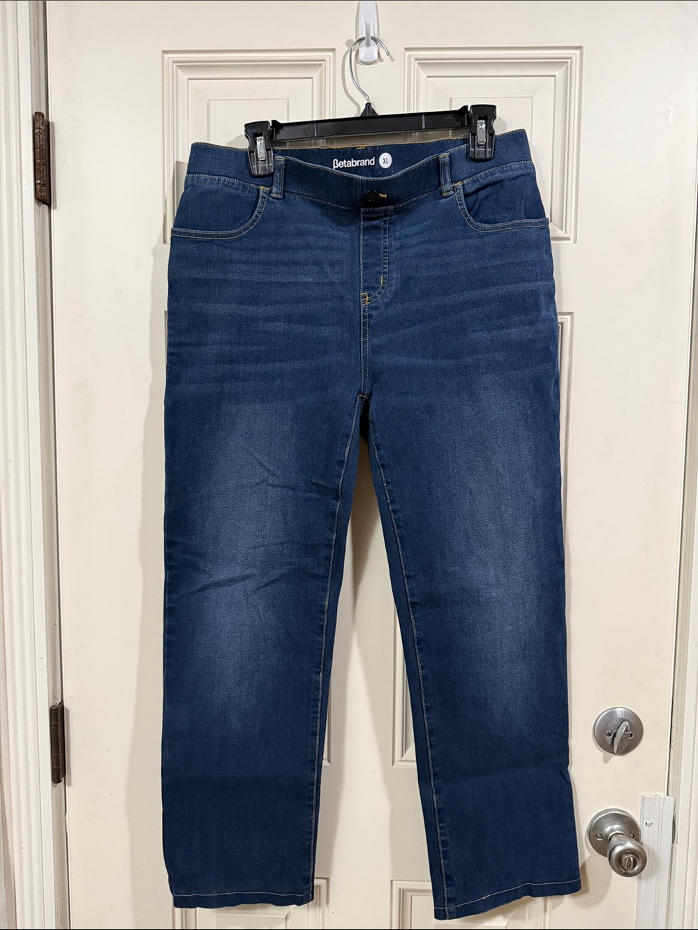 Betabrand Women's Indigo Stretch Jeggings XL